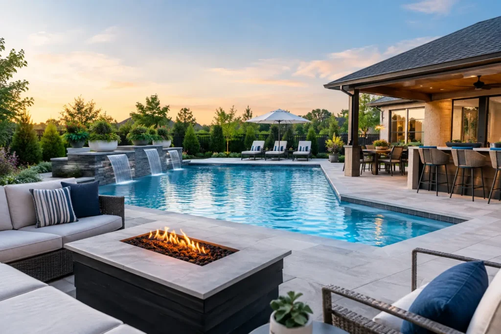 Custom Pool Design for Backyard Entertaining