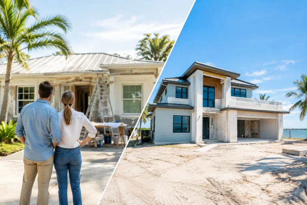 Renovation Versus New Construction in Sarasota
