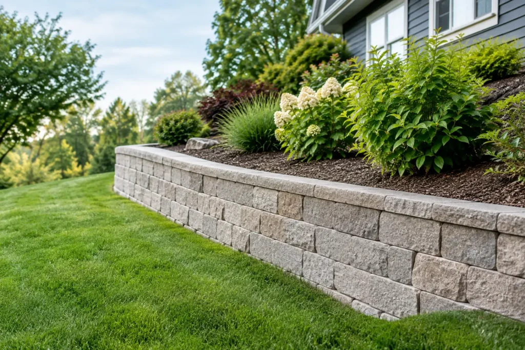 Retaining Wall Design for a Sloped Yard That Lasts