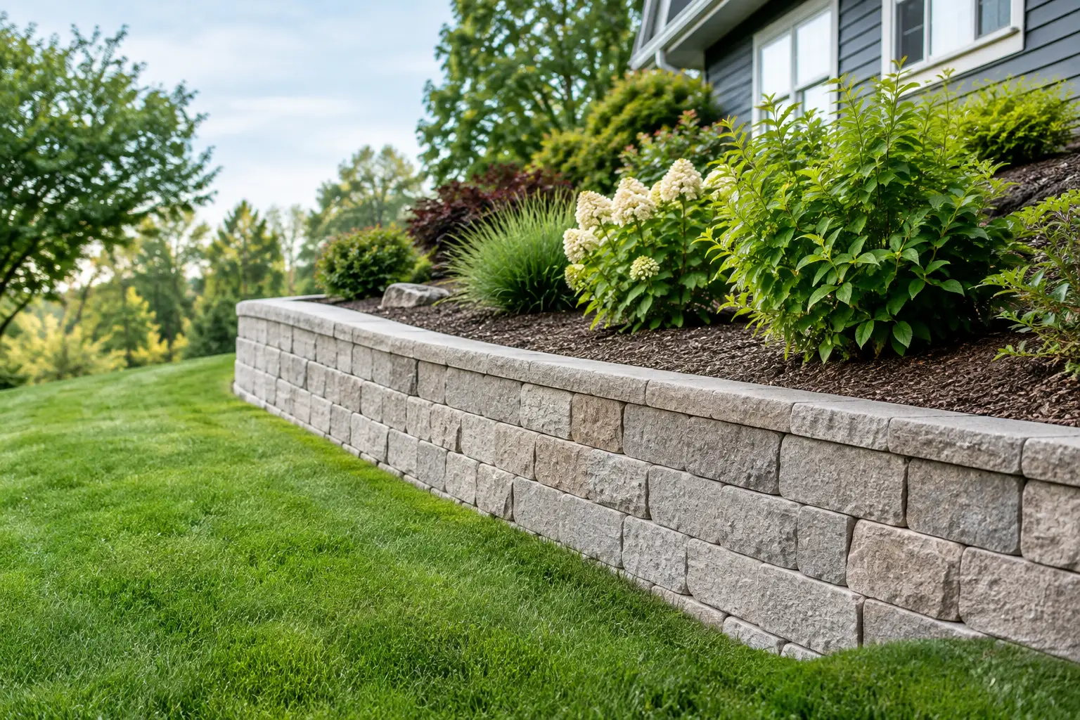 Retaining Wall Design for a Sloped Yard That Lasts
